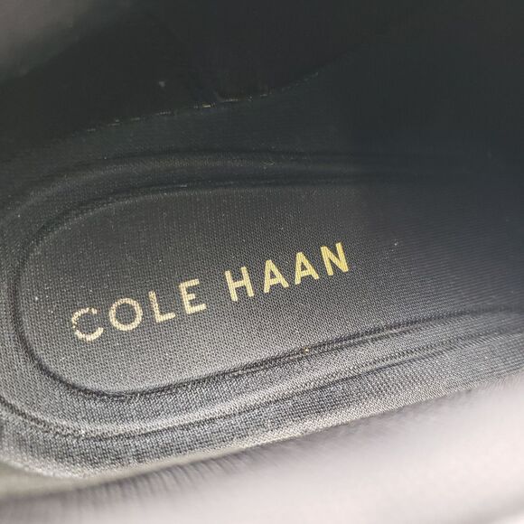 Cole Haan Shoes Men's 11 Grand Troy Chukka Boots Black/Ivory C33195 Dress Shoe - Picture 8 of 9